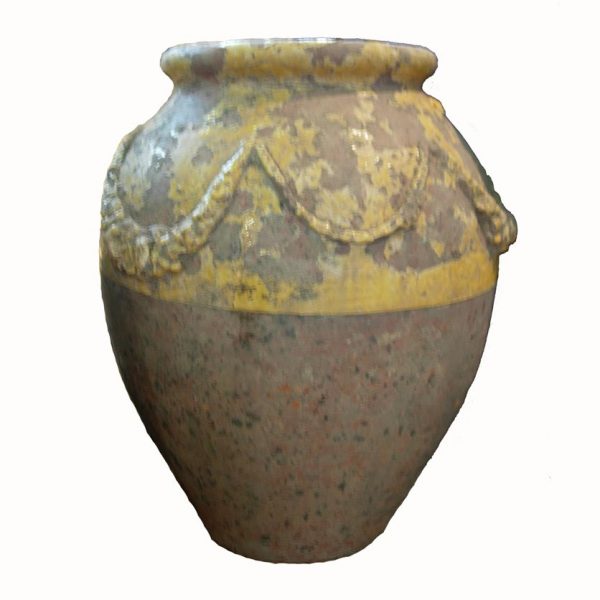 Terra cotta garland amphora