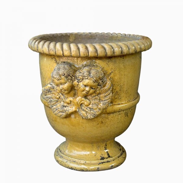 Terra cotta Languedocian Putti pot